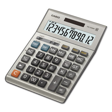 Casio® Dm1200bm Desktop Calculator, 12-digit Lcd, Silver freeshipping - TVN Wholesale